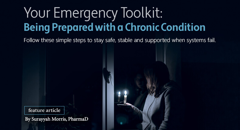 Feature article - Your Emergency Toolkit: Being Prepared with a Chronic Condition